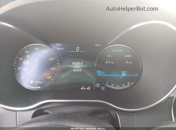 W1N0J8EB0PG161996 2023 MERCEDES-BENZ GLC 300 White Vista de los asientos traseros