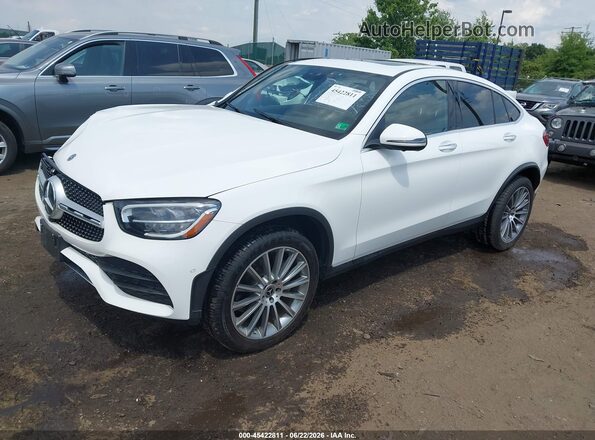 W1N0J8EB5MF910440 2021 MERCEDES-BENZ GLC 300 White წინა მარცხენა ხედი სამი მეოთხედიდან