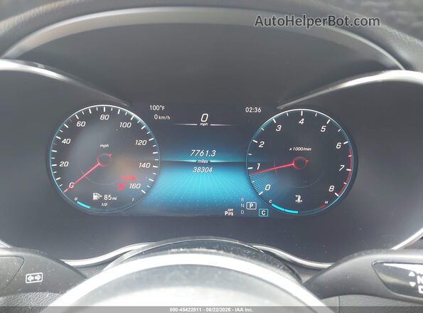 W1N0J8EB5MF910440 2021 MERCEDES-BENZ GLC 300 White უკანა სავარძლების ხედი
