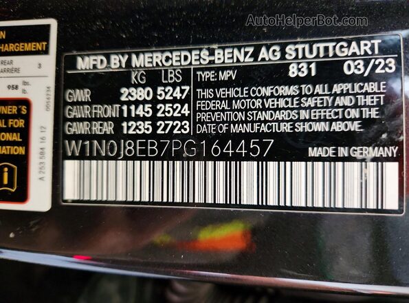 W1N0J8EB7PG164457 2023 MERCEDES-BENZ GLC-CLASS Charcoal Շարժիչի բաժամունքի տեսք
