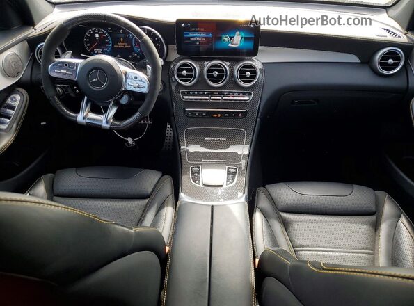 W1N0J8KB7MF969087 2021 MERCEDES-BENZ GLC-CLASS Gray Вид панелі приладів