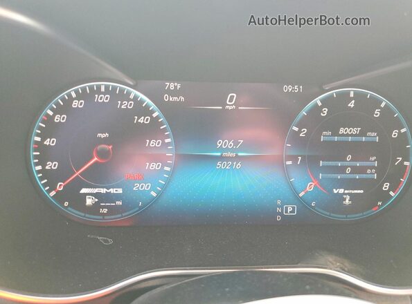 W1N0J8KB7MF969087 2021 MERCEDES-BENZ GLC-CLASS Gray Вид щитка приладів