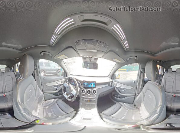 W1N0J8KB7MF969087 2021 MERCEDES-BENZ GLC-CLASS Gray Панорамний вид салону 360°