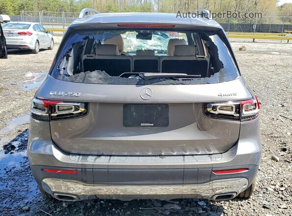 W1N4M4HB0LW043945 2020 MERCEDES-BENZ GLB-CLASS Gray Widok z tyłu