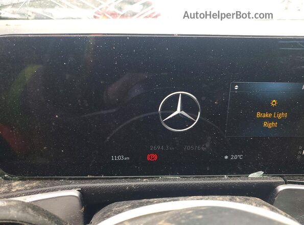 W1N4M4HB0RW376106 2024 MERCEDES-BENZ GLB-CLASS Black Widok zestawu wskaźników