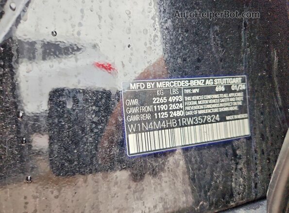 W1N4M4HB1RW357824 2024 MERCEDES-BENZ GLB-CLASS Black Widok komory silnika