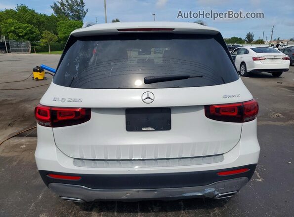 W1N4M4HB2LW028024 2020 MERCEDES-BENZ GLB-CLASS White Հետևի տեսք