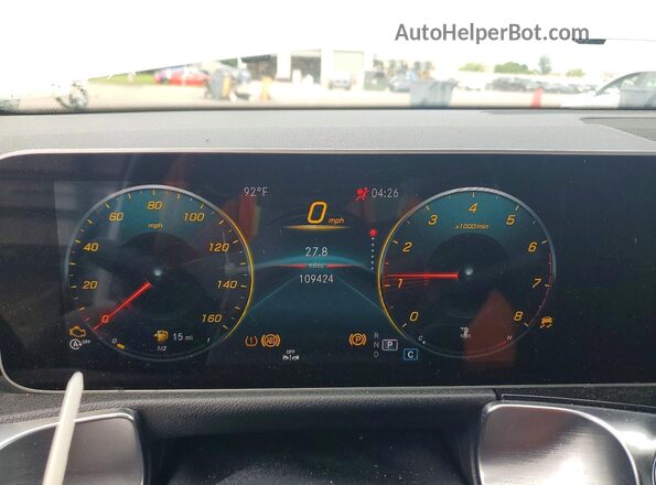 W1N4M4HB2LW028024 2020 MERCEDES-BENZ GLB-CLASS White Սարքավորումների վահանակի տեսք