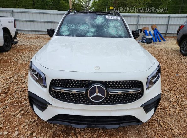 W1N4M4HB2MW104701 2021 MERCEDES-BENZ GLB-CLASS White Դիմացի տեսք