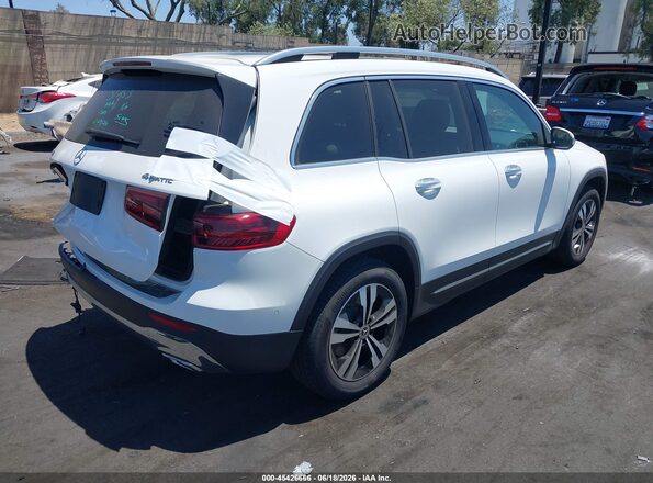 W1N4M4HB2SW436747 2025 MERCEDES-BENZ GLB-CLASS White Задня права чверть