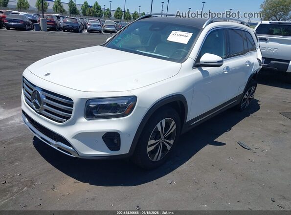 W1N4M4HB2SW436747 2025 MERCEDES-BENZ GLB-CLASS White Передня ліва чверть
