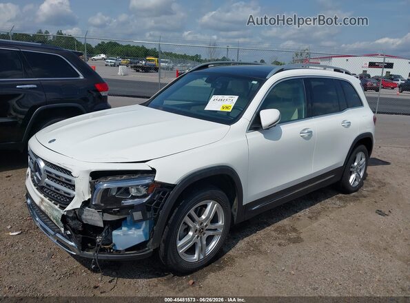 W1N4M4HB3LW042059 2020 MERCEDES-BENZ GLB-CLASS White Առջևի ձախ երեք քառորդ տեսարան
