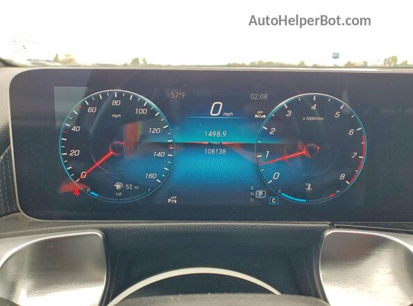 W1N4M4HB5LW058103 2020 MERCEDES-BENZ GLB-CLASS Black Vista del cuadro de instrumentos
