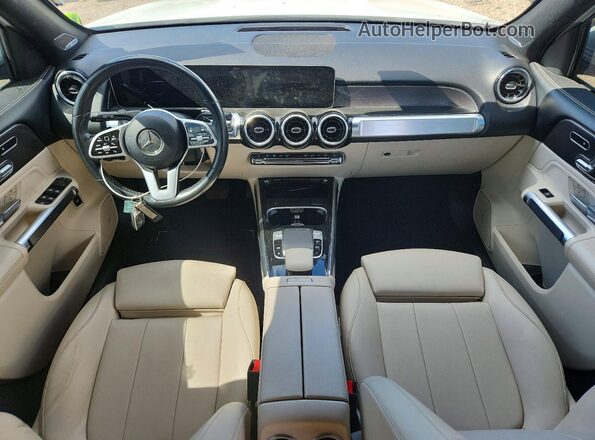 W1N4M4HB6LW023005 2020 MERCEDES-BENZ GLB-CLASS White Widok deski rozdzielczej
