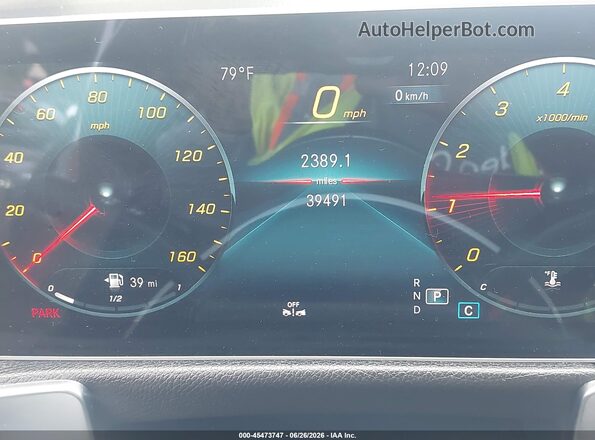 W1N4M4HB6LW042847 2020 MERCEDES-BENZ GLB-CLASS White Հետևի նստատեղերի տեսք