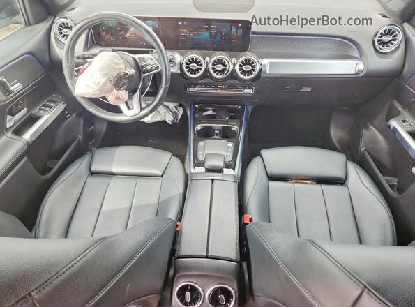 W1N4M4HB6MW101445 2021 MERCEDES-BENZ GLB-CLASS Black Dashboard view