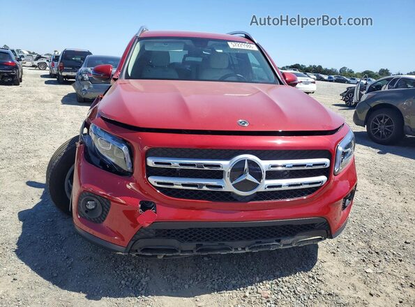 W1N4M4HB6MW107049 2021 MERCEDES-BENZ GLB-CLASS Бордовый Вид спереди