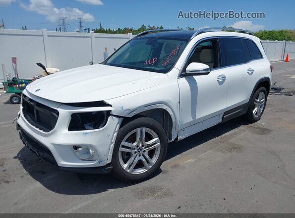 W1N4M4HB6PW285337 2023 MERCEDES-BENZ GLB-CLASS Белый Передняя левая четверть
