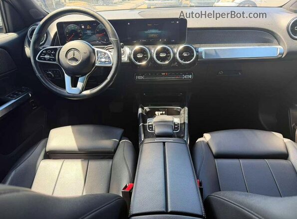 W1N4M4HB7LW027385 2020 MERCEDES-BENZ GLB-CLASS Silver Widok deski rozdzielczej