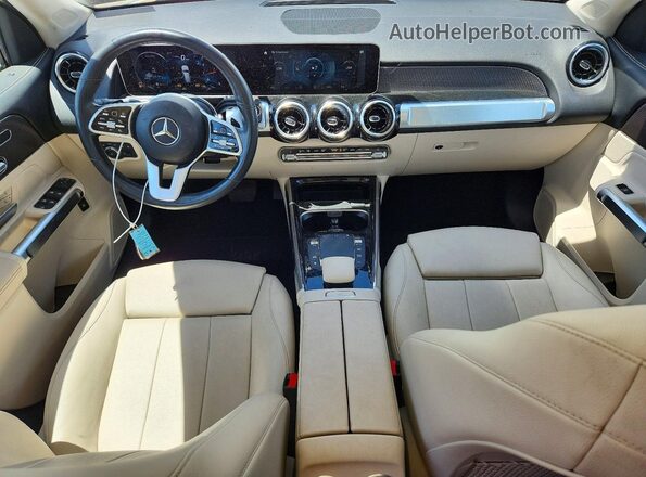 W1N4M4HB7MW087359 2021 MERCEDES-BENZ GLB-CLASS White Widok deski rozdzielczej