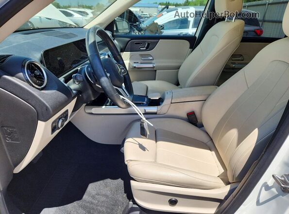 W1N4M4HB7MW087359 2021 MERCEDES-BENZ GLB-CLASS White Widok wnętrza z przodu