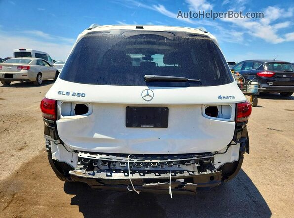 W1N4M4HB7MW087359 2021 MERCEDES-BENZ GLB-CLASS White Widok z tyłu