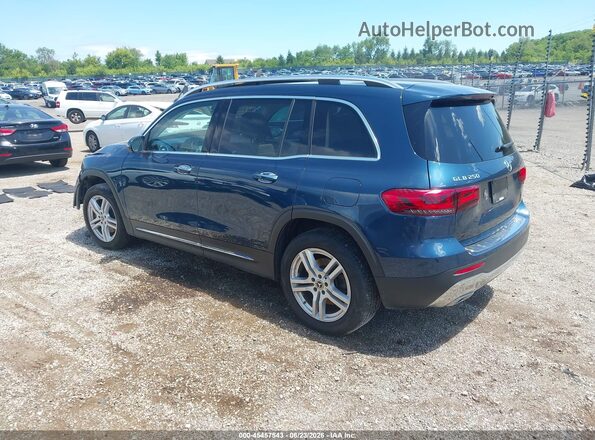 W1N4M4HB8LW024821 2020 MERCEDES-BENZ GLB-CLASS Синий Задняя левая четверть