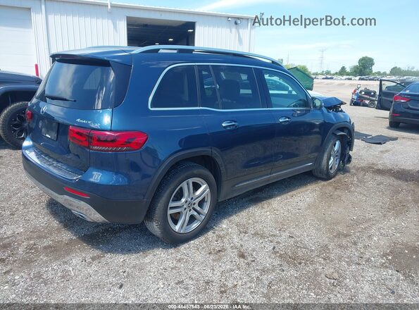 W1N4M4HB8LW024821 2020 MERCEDES-BENZ GLB-CLASS Синий Задняя правая четверть