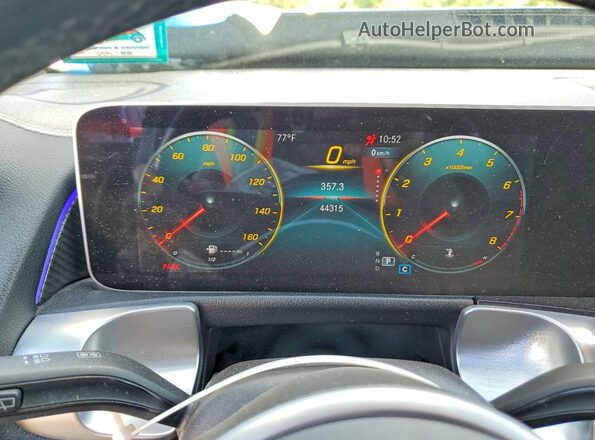 W1N4M4HB8LW051002 2020 MERCEDES-BENZ GLB-CLASS Blue Instrument cluster view