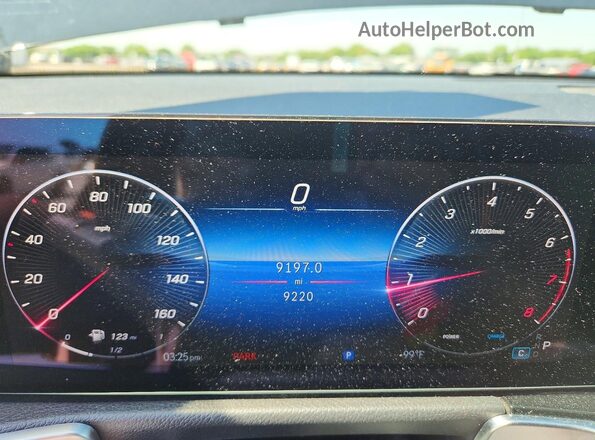 W1N4M4HB8SW403882 2025 MERCEDES-BENZ GLB-CLASS Black ხელსაწყოთა პანელის ხედი