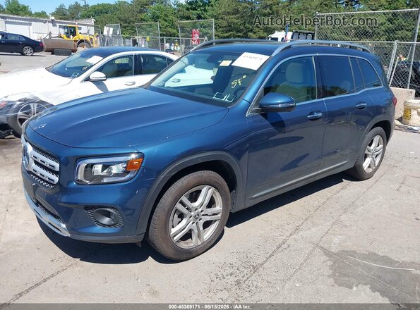 W1N4M4HB9PW333297 2023 MERCEDES-BENZ GLB-CLASS Blue Vista tres cuartos delantera izquierda