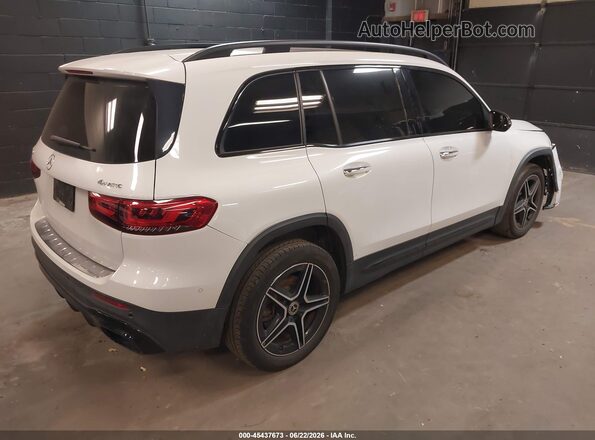 W1N4M4HBXLW043757 2020 MERCEDES-BENZ GLB-CLASS White Հետևի աջ