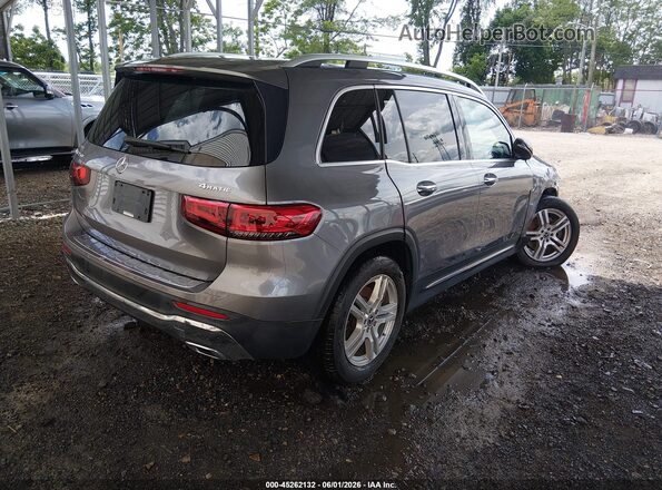W1N4M4HBXMW087470 2021 MERCEDES-BENZ GLB-CLASS Gray Trasero derecho