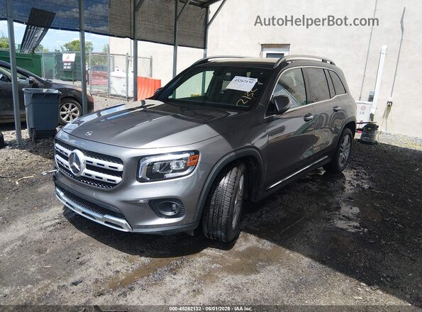 W1N4M4HBXMW087470 2021 MERCEDES-BENZ GLB-CLASS Gray Vista tres cuartos delantera izquierda