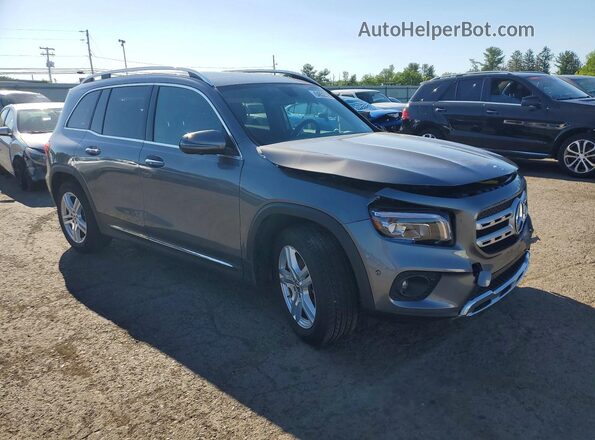 W1N4M4HBXMW105076 2021 MERCEDES-BENZ GLB-CLASS Gray Delantero derecho