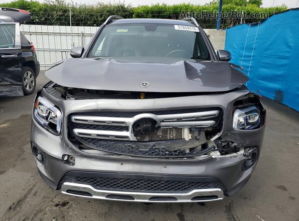 W1N4M4HBXMW115249 2021 MERCEDES-BENZ GLB-CLASS Gray Widok z przodu