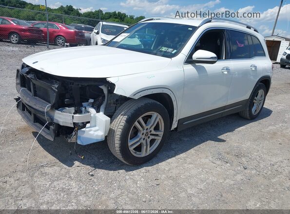 W1N4M4HBXPW325869 2023 MERCEDES-BENZ GLB-CLASS White Առջևի ձախ երեք քառորդ տեսարան
