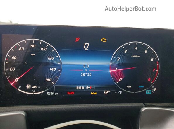 W1N4M4HBXRW352718 2024 MERCEDES-BENZ GLB-CLASS White Սարքավորումների վահանակի տեսք