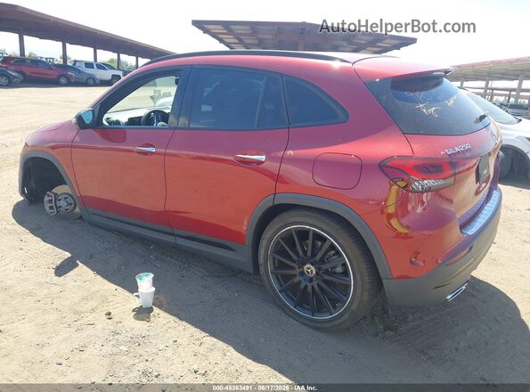 W1N4N4GB2MJ163372 2021 MERCEDES-BENZ GLA 250 Maroon Rear left