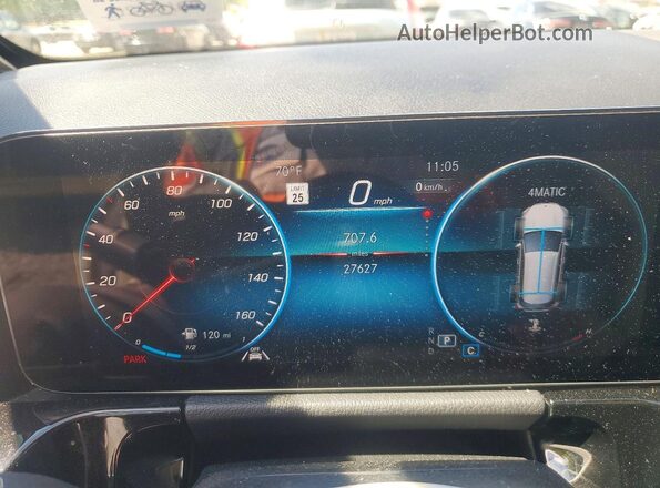 W1N4N4HB0NJ408976 2022 MERCEDES-BENZ GLA White Widok zestawu wskaźników