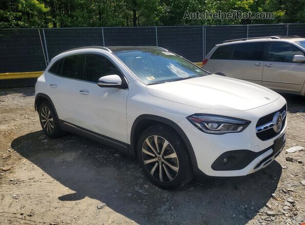 W1N4N4HB0NJ408976 2022 MERCEDES-BENZ GLA White Przód prawy