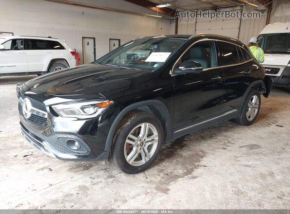 W1N4N4HB1MJ194854 2021 MERCEDES-BENZ GLA 250 Черный Передняя левая четверть