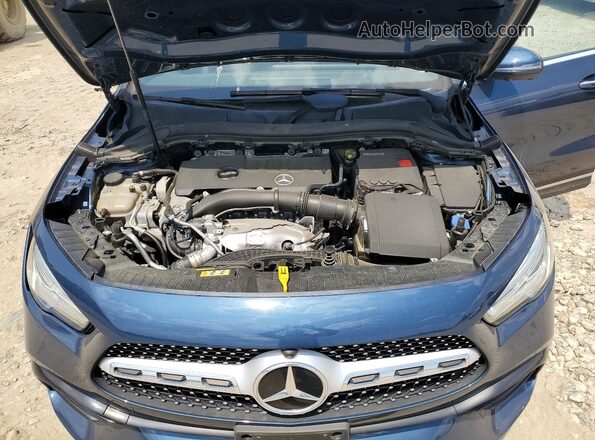 W1N4N4HB2MJ190036 2021 MERCEDES-BENZ GLA Blue Engine compartment view