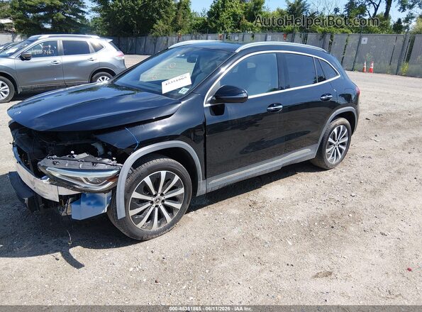 W1N4N4HB2NJ392909 2022 MERCEDES-BENZ GLA 250 Black Առջևի ձախ երեք քառորդ տեսարան