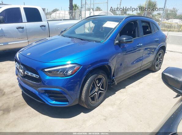 W1N4N4HB2SJ733463 2025 MERCEDES-BENZ GLA 250 Blue Front left