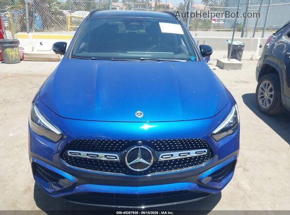 W1N4N4HB2SJ733463 2025 MERCEDES-BENZ GLA 250 Blue Instrument cluster view