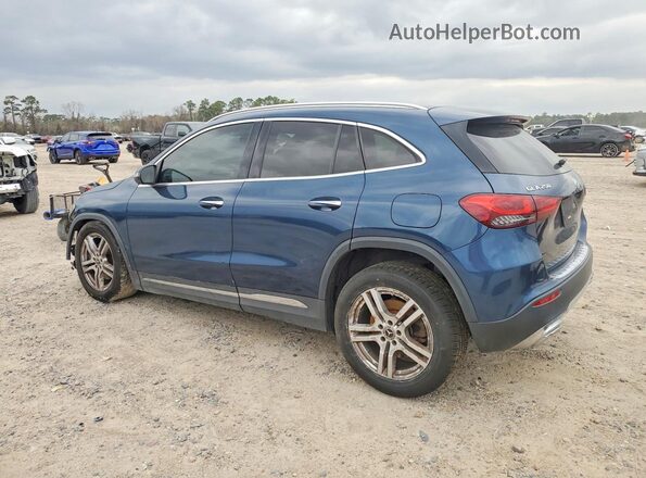 W1N4N4HB3MJ166182 2021 MERCEDES-BENZ GLA Blue Rear left