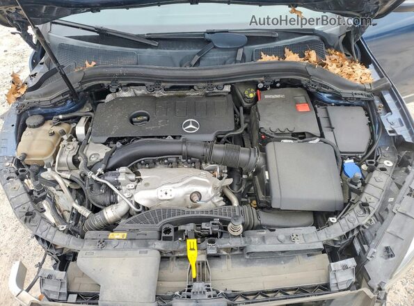 W1N4N4HB3MJ166182 2021 MERCEDES-BENZ GLA Blue Engine compartment view