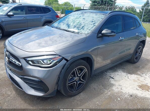 W1N4N4HB3PJ457785 2023 MERCEDES-BENZ GLA 250 Gray წინა მარცხენა ხედი სამი მეოთხედიდან