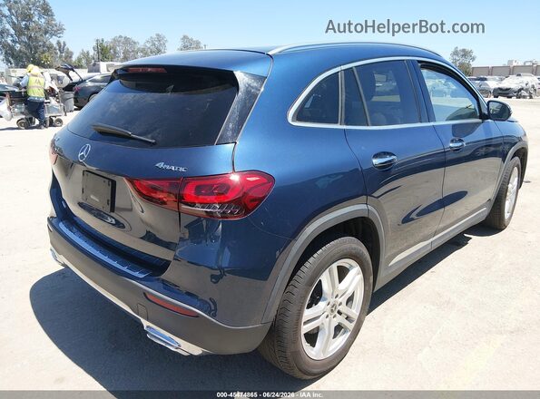 W1N4N4HB5MJ148766 2021 MERCEDES-BENZ GLA 250 Blue Tył prawy